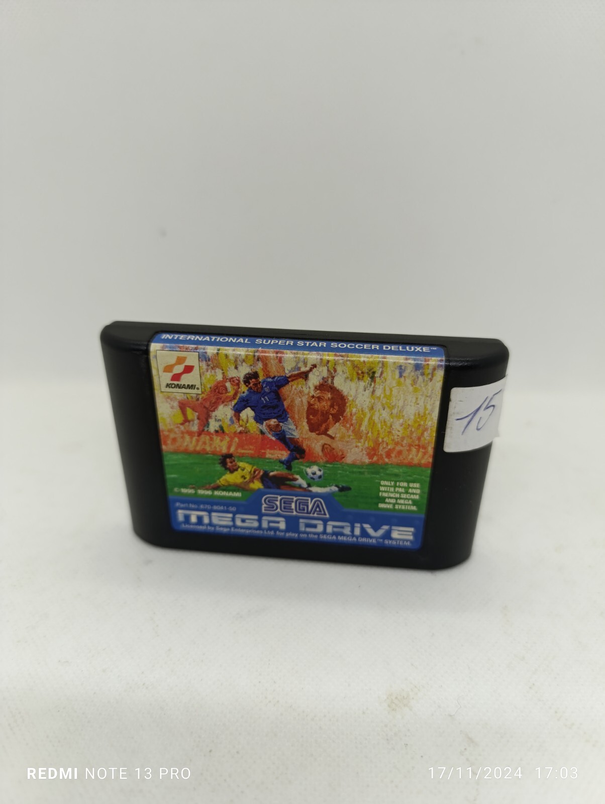 International superstar soccer deluxe iss version originale sega megadrive