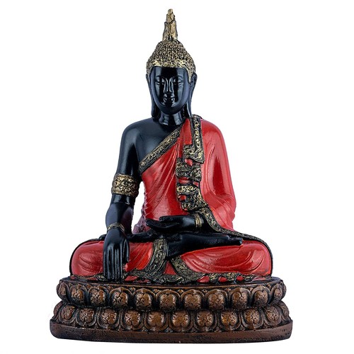 Buddha Statue Dhyani Mudra Figur Feng Shui Betende Sitzen Skulptur für Heim