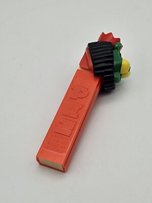 Vintage Pez Roar The Lion Red Eyes Crown Stem No Feet 3.4