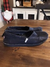 Skechers Women's BOBS SN33676 Sz 8 Black Textile Slip On Flats GUC   FAST SHIP