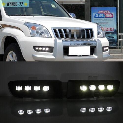 For Toyota Land Cruiser Prado 2003-2009 LED DRL Daytime Running