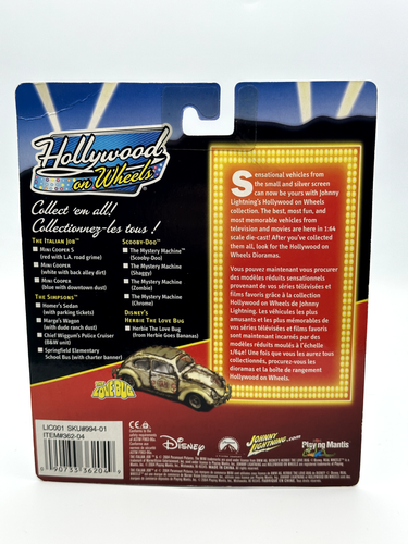 JOHNNY WHITE LIGHTNING HOLLYWOOD ITALIAN JOB MINI COOPER, BLUE, 1:64 NIB - Picture 9 of 9