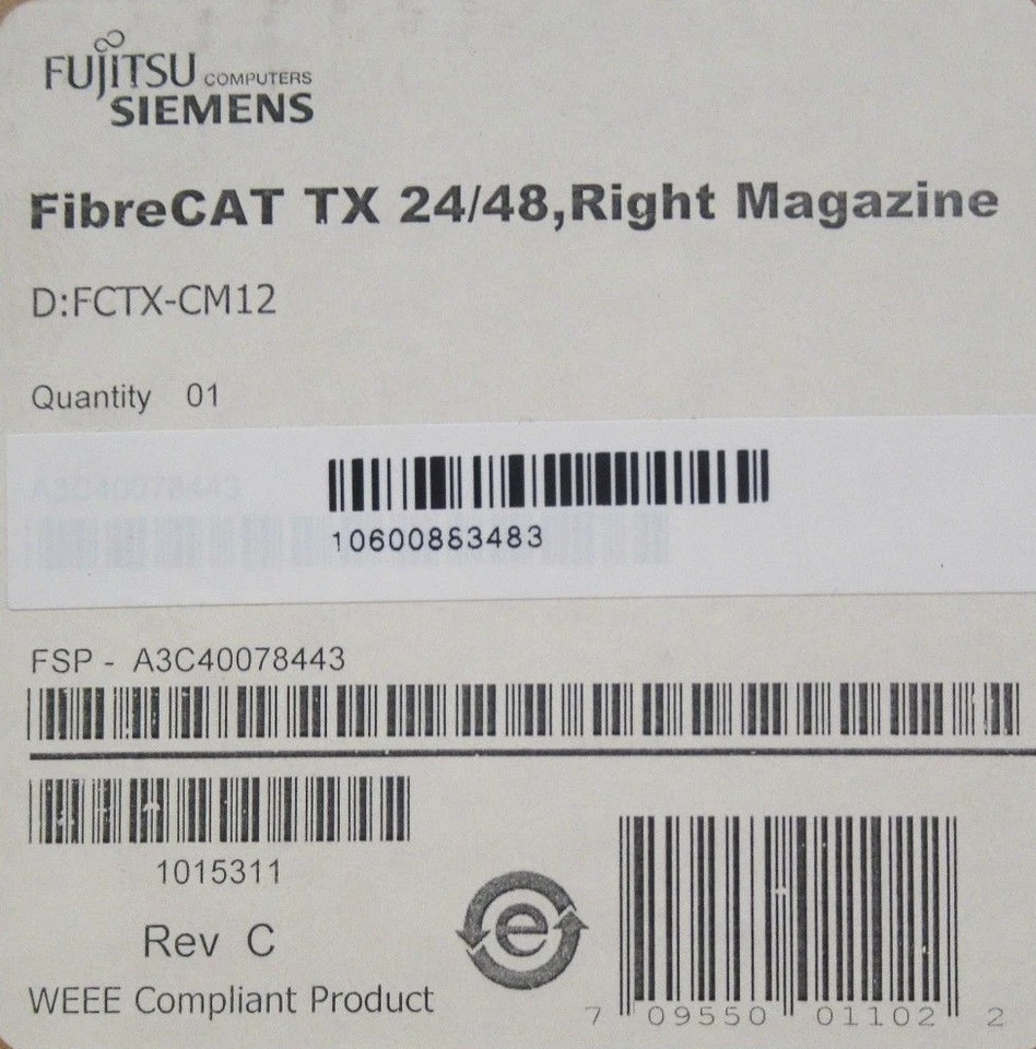 New Fujitsu FibreCAT TX24/48 Right Magazine D:FCTX-CM12 A3C40078443 1015311 - Image 4 of 4