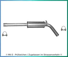 Mittelschalldämpfer Audi A1 1.2 TSI Bj.10-15 Auspuff Mitteltopf Schelle