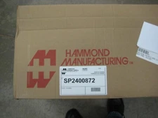 HAMMOND CUSTOM STEEL ELECTRICAL ENCLOSURE 24 X 16 X 12 W/BACK PANEL