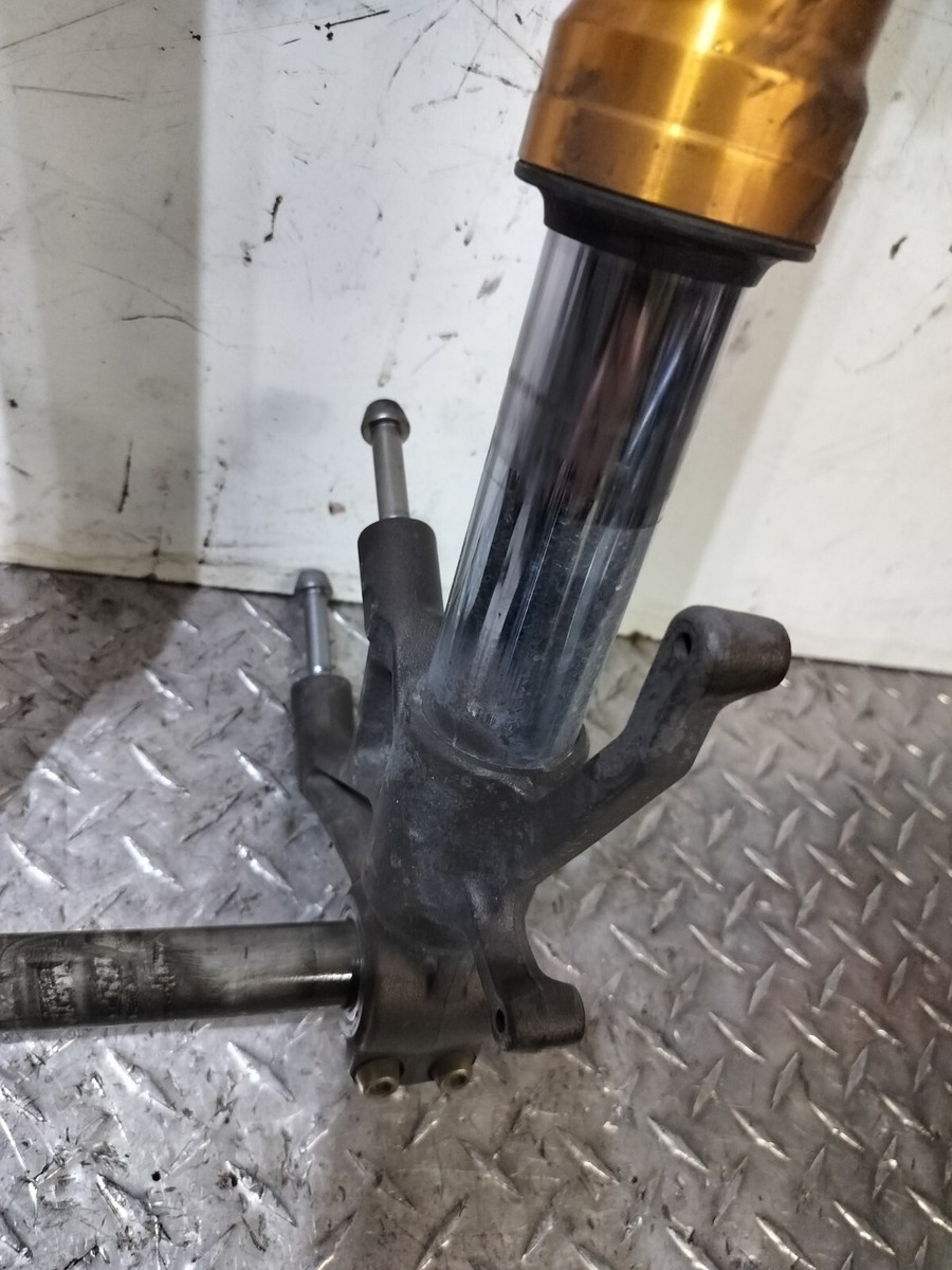 2005 2006 KAWASAKI ZX6R 636 OEM FRONT FORKS FRONT END W/ TRIPLE