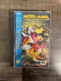 Mickey Mania Timeless Adventures of Mickey Mouse Sega CD Good Condition