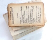 Black out poetry paper 10 naturally antique aged book pages to write poetry