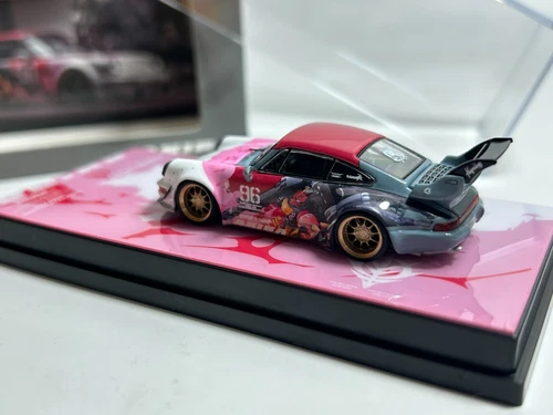 1/64 AKIBA Original Porsche Wide-body RWB 964 High-tail Boutique Alloy Car Model - Picture 4 of 12