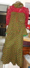 BRAND NEW AUTHENTIC AFRICAN CLOTH SKIRT AND BLOUSE ANKARA WITH BIG HEADTIE