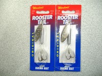 2 X Yakima Bait , Wordens , 3/8 Oz , Rooster Tail Spinners - White (wh) - 2 X Yakima Bait , Wordens , 3/8 Oz , Rooster Tail Spinners - White (wh) -