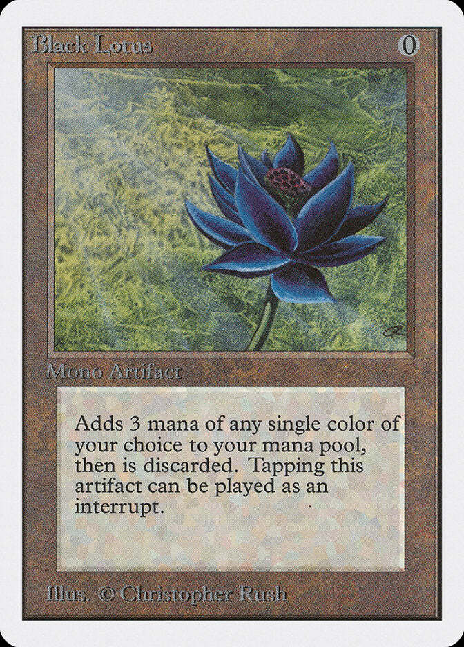 Magic: The Gathering MTG Black Lotus [Unlimited Edition] Graded CGC 5 Excellent view 3