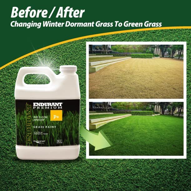 Turf Colorants Premium Spray On Green Grass Paint For Lawns Revives