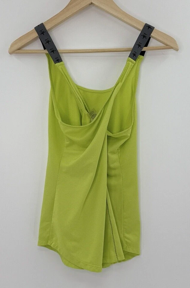 Camiseta sin mangas Soybu para mujer para correr entrenamiento amarillo neón/verde cruz talla M gimnasio Foto 3 de 4