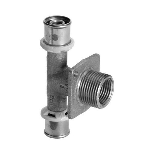 Viega Doppelwanddurchführung mit SC Sanfix P 2132.8 in 16mmxRp1/2x25mm Rg - Bild 5 von 6