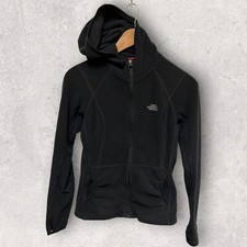 The North Face Women's Full Zip Long Sleeve Full Zip Athletic Jacket Black Small