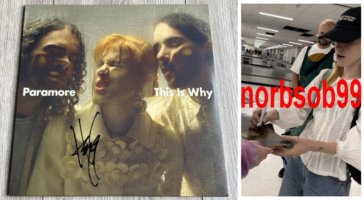 HAYLEY WILLIAMS SIGNED PARAMORE THIS IS WHY VINYL LP w/EXACT PROOF