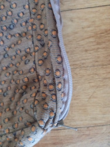 Ochre cushion seat case cover custom made 70 cm x 38 cm X 7 cm - Picture 3 of 5