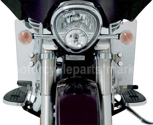 Black Wind Fork Air Deflectors for Kawasaki Vulcan 1500 800 Classic