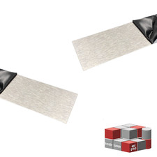 Edelstahl Blechstreifen gebürstet V2A K240 Streifen geschliffen Platte Leiste