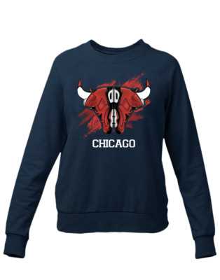 Felpa Girocollo Chicago Basket NBA Toro Sneaker Campioni di Basket Jordan Lebron