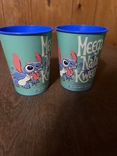 Lilo  Stitch Disney Plastic Party Cup Lot Of 2 Amscan 16 Oz Cups