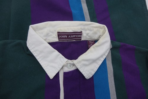 Vintage 90’s John Ashford Long Sleeves Rugby Polo Men’s XL - Picture 6 of 6