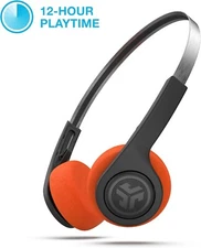 JLab Rewind Wireless Retro Headphones, Bluetooth 4.2, 14 Hr. Playtime, Custom EQ