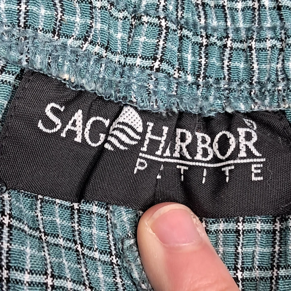 Pantalones informales para mujer Sag Harbor azules pequeños grandes Foto 3 de 4