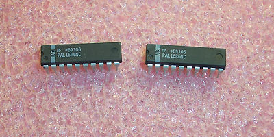 QTY (18) PAL16R6NC NSC 20 PIN DIP PROGRAMMABLE ARRAY LOGIC NOS 1 TUBE