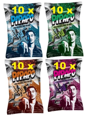 10 x Rapper Amo Pipapo Sonnenblumenkerne Salzig - Naturell - Popcorn - Taco
