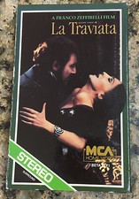 BETA Vintage 1982 La Traviata Cassette Tape MINTY RARE Italian English Subtitles