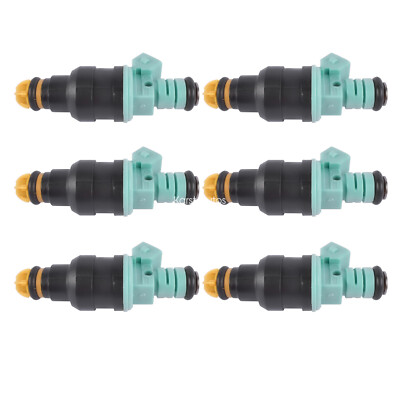 6x Neu Benzin Einspritzventil für BMW 323 325 523 525 E36 E34 E39 2.5L 6 Cyl