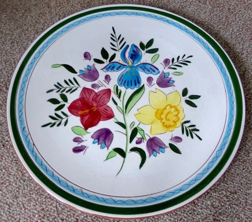 Stangl Pottery 1950's Country Garden 14.25" Chop Plate #3943