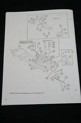 Economy Power King Tractor Operator Owner's Manual 2418 2414 1618 1612  98-7104