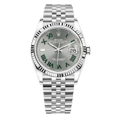モナルシーダSALA Rolex Datejust 36 126231 Rose Gold Stainless Steel Slate