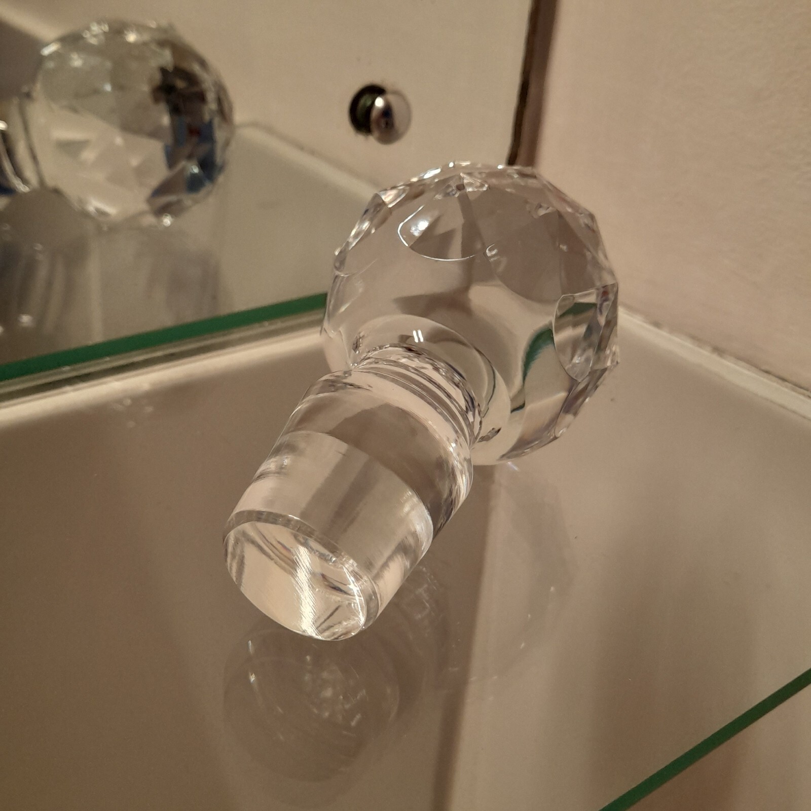 Beautiful Stewart Crystal Cut Glass Decanter eBay