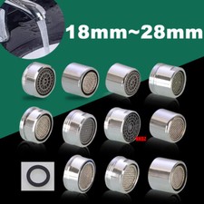 Tap Aerator Bubbler Kitchen Bath Female Male Filter Faucet Chrome 18/20/22-28mm
