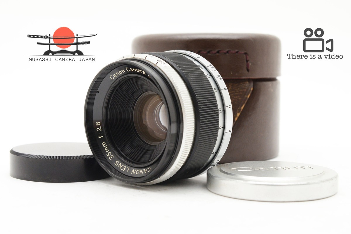 完動品Canon 35mm f/2.8 LTM L39 レンズ 完動品Canon 35mm f/2.8 LTM