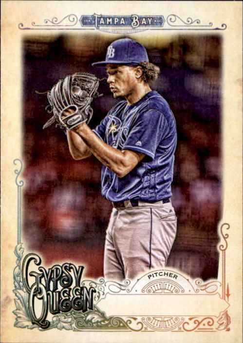 【中古】 Out of Time Chris Archer 2017 Topps Gypsy Queen - Chris Archer #86 Missing Nameplate for