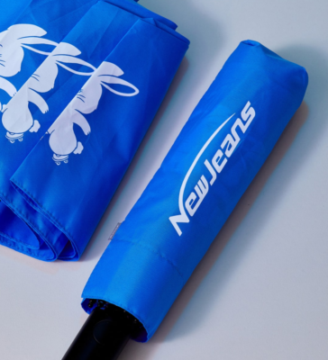 NewJeans Rabbit Tokki 3 Tier Folding Umbrella Blue | eBay