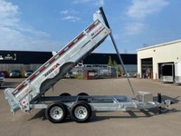2022 K-TRAIL 82 X 14 GALVANIZED DUMP TRAILER