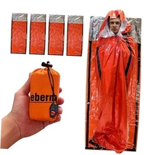 Emergency Bivy Sack Bivy Bag - Emergency Sleeping Bags 4 Pack 4 Sleeping Bags