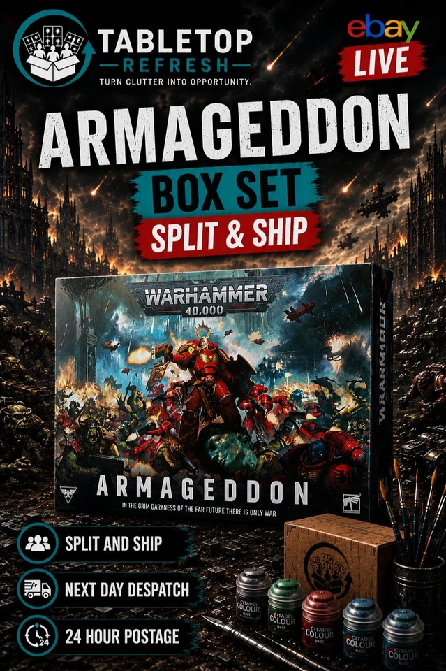 Tabletop Refresh - Armageddon Split and Ship! - Next Day Despatch,