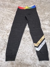 Girls Large 10-12 Rainbow Sweatpant Joggers