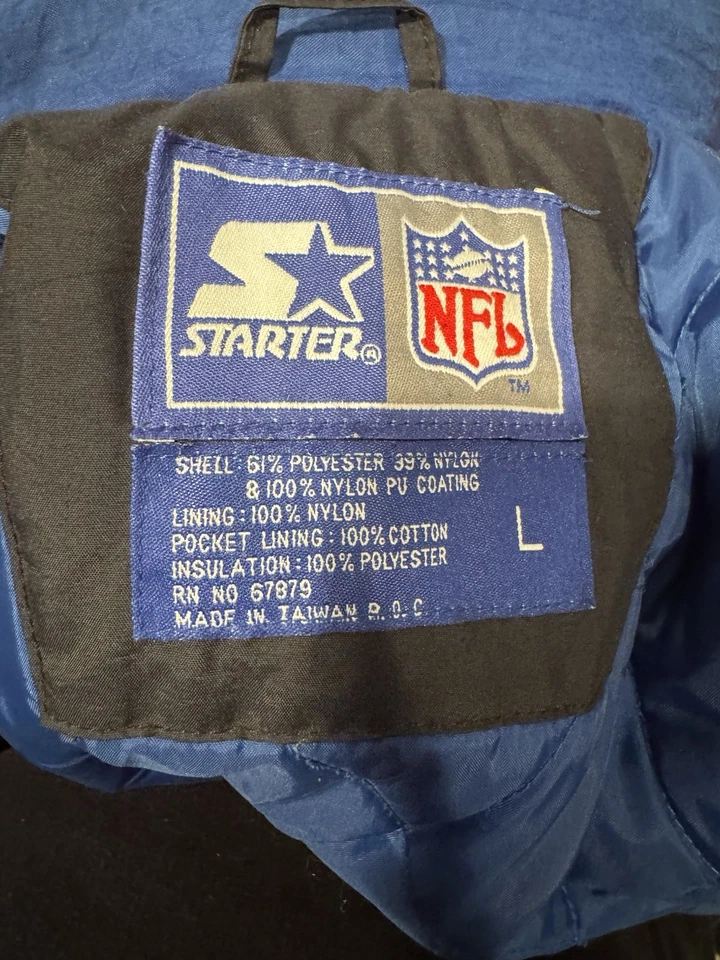 Chaqueta de iniciación vintage Buffalo Bills Foto 3 de 3