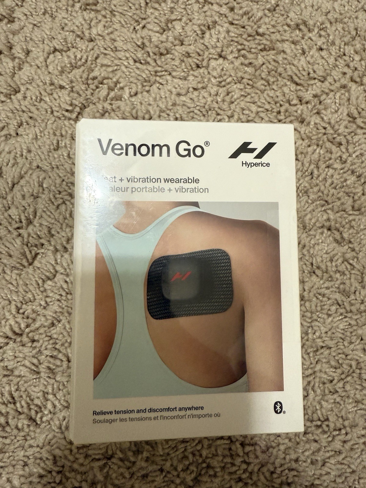 Masajeador Corporal Hyperice Venom Go, Múltiples Patrones de Vibración