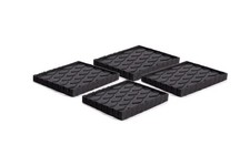 Auto Lift Rolling Jack Rubber Block Pad Adapter Set Of 4- 4 34x6 516x12