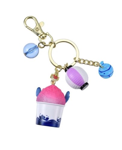 Stitch Key Holder Japan Festival Matsuri Shaved ice Tokyo Disney Store - Picture 3 of 5