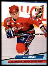 1992-93 Fleer Ultra Keith Jones RC Washington Capitals #436